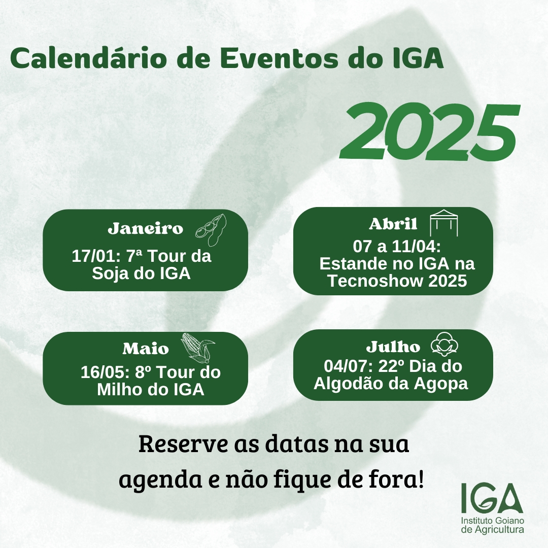 ARTE CALENDARIOS EVENTOS IGA 2025